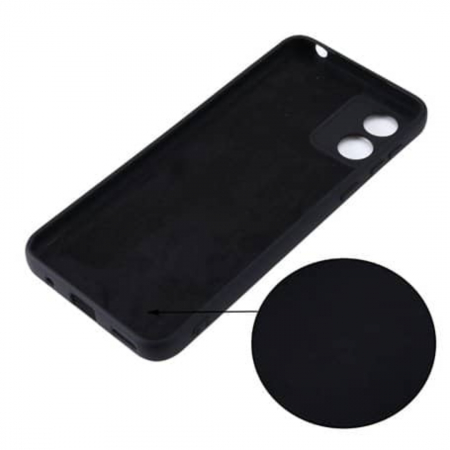 Husa silicon catifelat pentru Motorola Moto E13 interior microfibra si protectie camere [1]