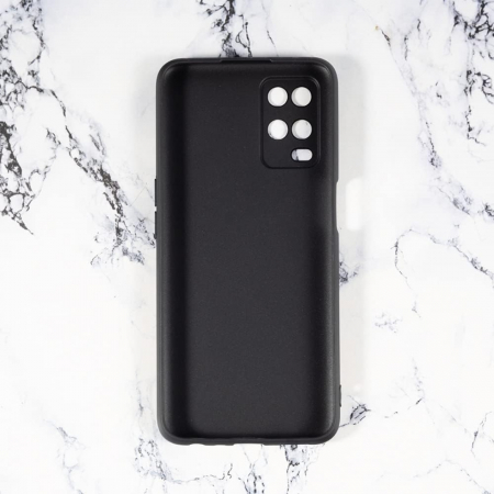 Husa silicon compatibila Oppo A54 4G cu protectie camere - Negru [4]