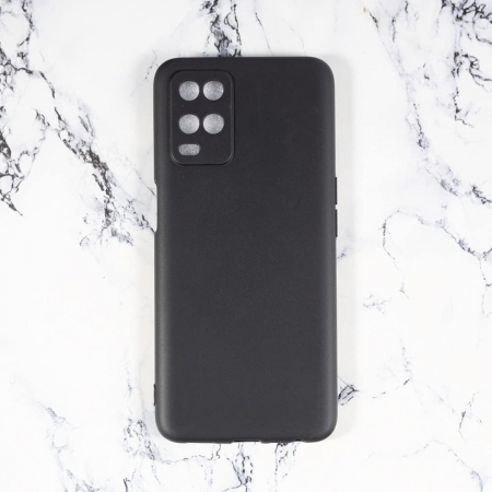 Husa silicon compatibila Oppo A54 4G cu protectie camere - Negru [2]