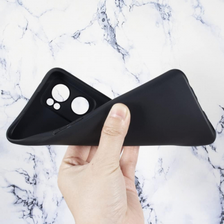 Husa silicon pentru Oppo Reno7 5G cu protectie camere  - Negru [6]