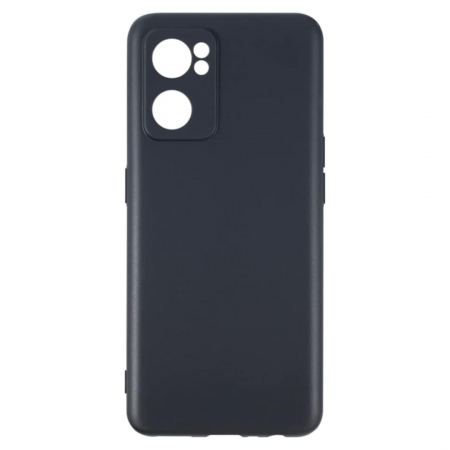Huse Telefoane - Husa silicon pentru Oppo Reno7 5G cu protectie camere  - Negru