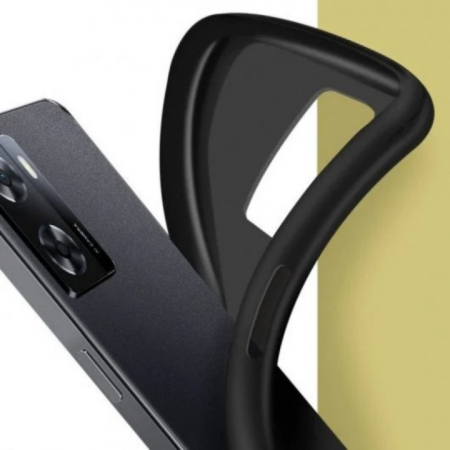 Husa silicon pentru Oppo A77 5G - Negru [2]