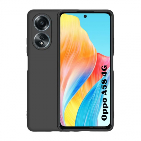 Huse Oppo - Husa silicon pentru Oppo A58 4G cu protecție camere - GsmX