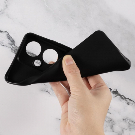 Husa silicon pentru Oppo Reno 11F cu protectie camere - Negru [2]