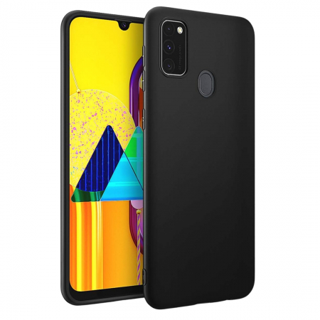 Huse Samsung - Husa silicon pentru Samsung Galaxy M21 - Negru