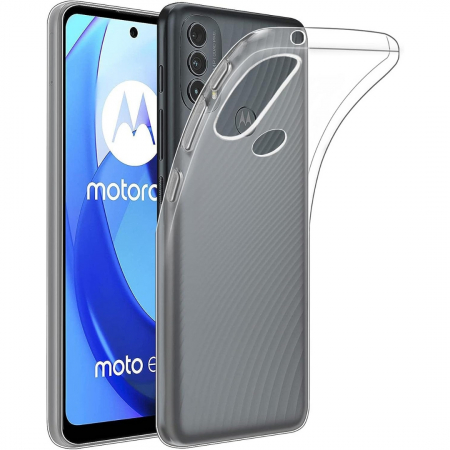 Huse Telefoane - Husa silicon pentru Motorola Moto  E40 - Transparenta
