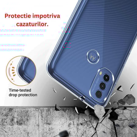 Husa silicon pentru Motorola Moto  E30 - Transparenta [4]