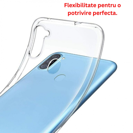 Husa silicon pentru Samsung Galaxy A11 - Transparenta [5]