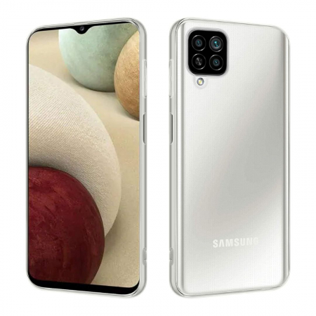 Huse Telefoane - Husă silicon transparent compatibilă Samsung A12