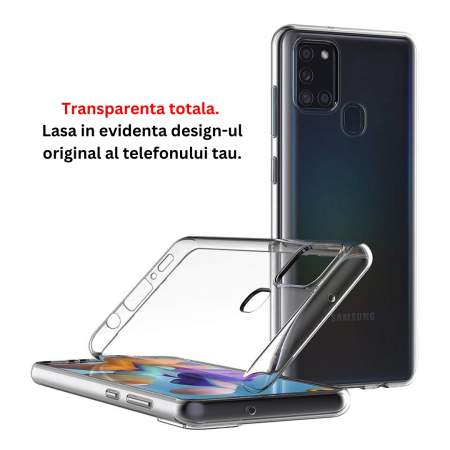 Husa silicon pentru Samsung Galaxy A21s - Transparenta [1]