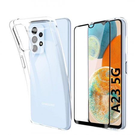 Produse - Husa din silicon compatibila cu Samsung Galaxy A23 4G / A23 5G - Transparenta