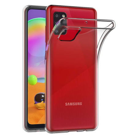 Huse Samsung - Husa silicon pentru Samsung Galaxy A31 -Transparenta