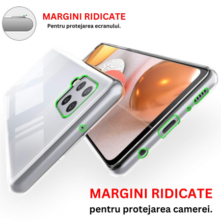 Husa silicon pentru Samsung Galaxy A42 5G - Transparenta [4]