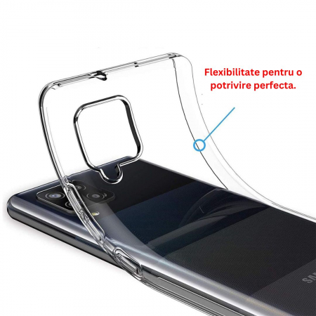 Husa silicon pentru Samsung Galaxy A42 5G - Transparenta [3]