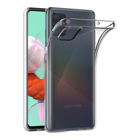 Huse Samsung - Husă silicon transparent compatibilă Samsung A51