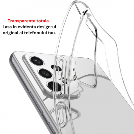 Husa silicon pentru Samsung Galaxy A53 5G - Transparenta [4]