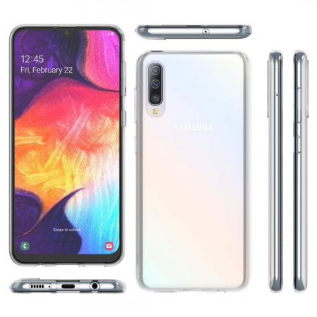 Husa silicon pentru Samsung Galaxy A70 - Transparenta [4]