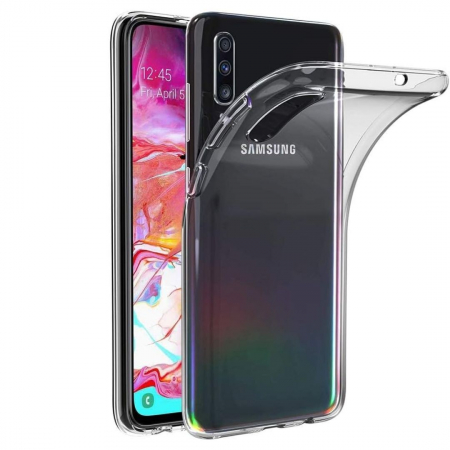 Huse Samsung - Husa silicon pentru Samsung Galaxy A70 - Transparenta
