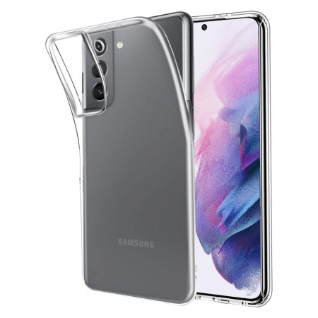 Huse Samsung - Husa silicon pentru Samsung Galaxy S21 Plus - Transparenta