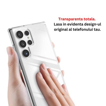 Husa silicon pentru Samsung Galaxy S22 ULTRA - Transparenta [2]