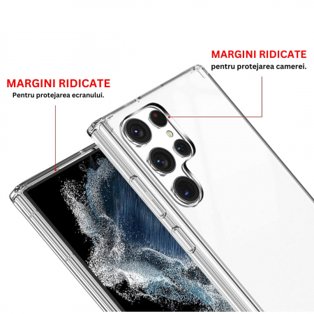 Husa silicon pentru Samsung Galaxy S22 ULTRA - Transparenta [4]