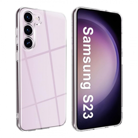 Huse Samsung - Husă silicon transparent compatibilă Samsung S23
