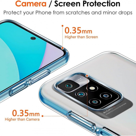 Husa din silicon pentru  Xiaomi Redmi 10 2022 - Transparenta [3]