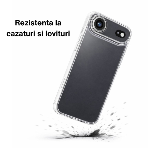 Husa Spate Transparentă pentru iPhone 17 Air – Rezistentă la Șocuri și Zgârieturi [1]