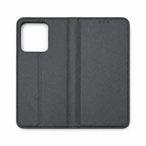 Husa tip carte pentru Honor X5c Plus cu inchidere magnetica, Rezistenta la socuri, Functie de suport, Protectie completa (fata+spate) Smart - Negru [6]