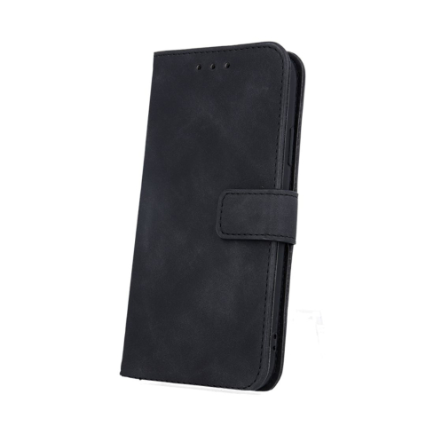 Huse Motorola - Husa tip carte pentru Motorola Moto E13 Smart Velvet cu suport si buzunare pentru carduri - Piele Ecologica Mata