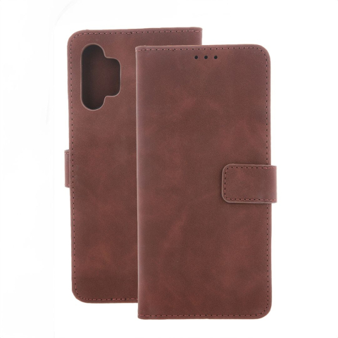 Husa tip carte pentru Motorola Moto E13 Smart Velvet cu suport si buzunare pentru carduri - Piele Ecologica Mata [4]