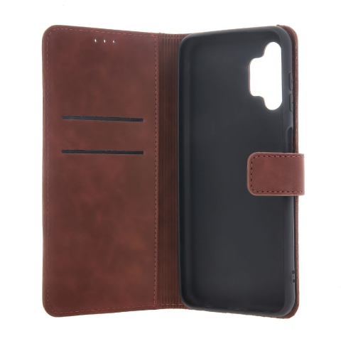 Husa tip carte pentru Motorola Moto E13 Smart Velvet cu suport si buzunare pentru carduri - Piele Ecologica Mata [2]