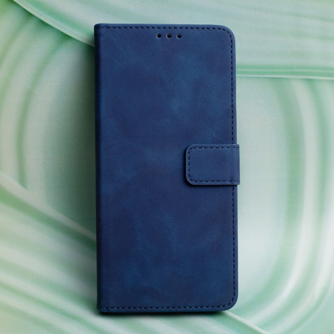 Husa tip carte pentru Motorola Moto E13 Smart Velvet cu suport si buzunare pentru carduri - Piele Ecologica Mata [6]