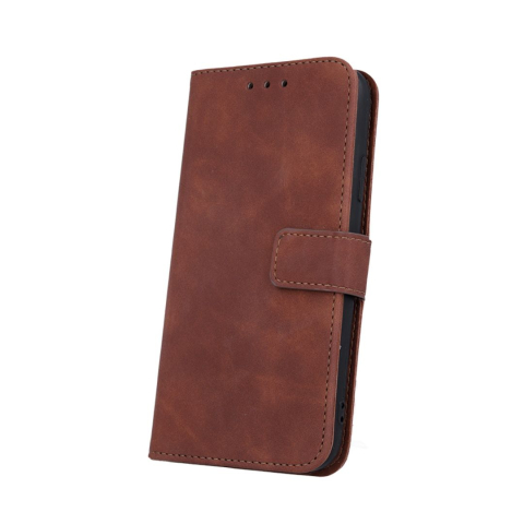 Huse Motorola - Husa tip carte pentru Motorola Moto E13 Smart Velvet cu suport si buzunare pentru carduri - Piele Ecologica Mata