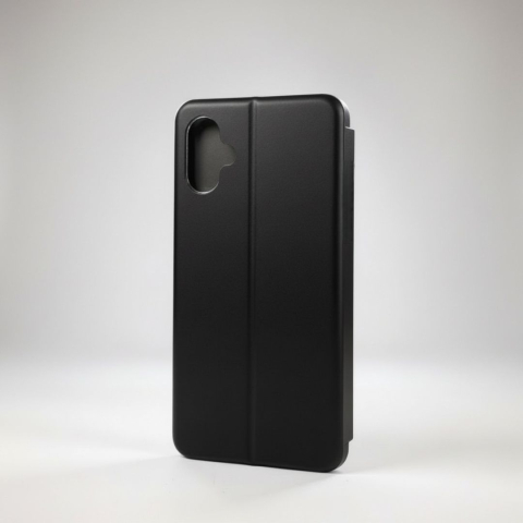 Husa tip carte pentru Samsung Galaxy A06 cu inchidere magnetica, Rezistenta la socuri, Functie de suport, Protectie completa (fata+spate) - Negru [2]