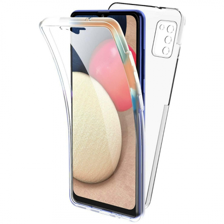Produse - Husa transparenta 360 (fata+spate) compatibila Samsung A02S
