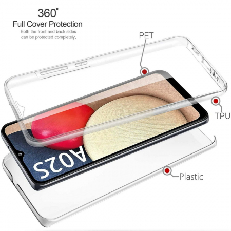 Husa transparenta 360 (fata+spate) compatibila Samsung A02S [4]