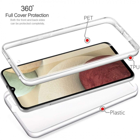Husa transparenta 360 (fata+spate) compatibila Samsung A12 [5]