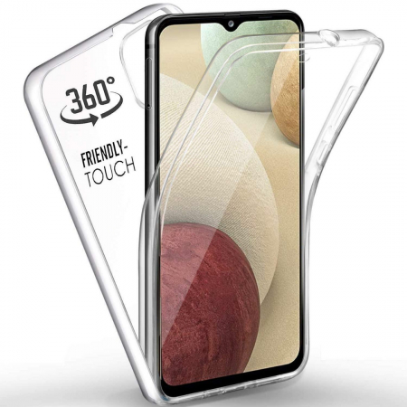 Huse Samsung - Husa transparenta 360 (fata+spate) compatibila Samsung A12