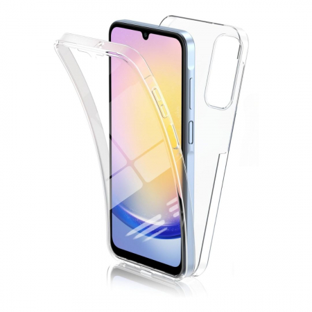 Huse Samsung - Husa transparenta 360 (fata+spate) pentru Samsung Galaxy A25