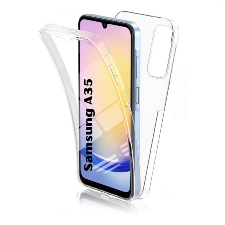 Huse Telefoane - Husa transparenta 360 (fata+spate) pentru Samsung Galaxy A35
