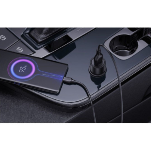 Incarcator Auto XO CC53 12W cu 2 Porturi USB- Incarcare Rapida - Negru [1]