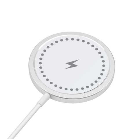 Incarcator Wireless Maxlife 15W - Incarcare Rapida - Compatibil Huse MagSafe - Alb [4]