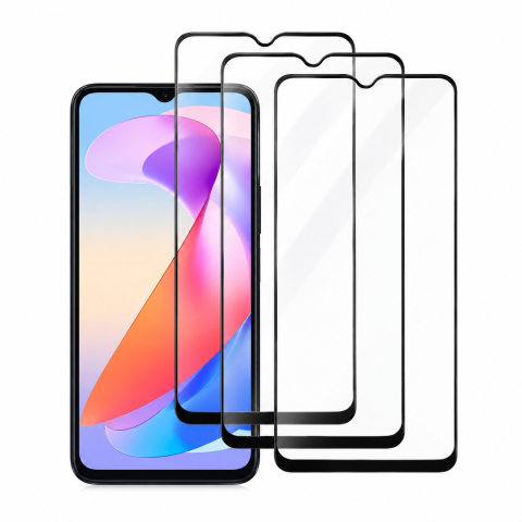 Pachete 2 Folii de Sticlă - Pachet 3 Folii de sticla securizata pentru Samsung Galaxy A13 4G cu kit de montare inclus -Full glue