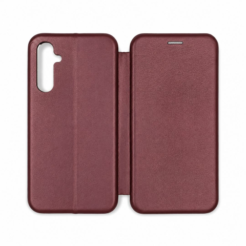 Pachet protectie completa pentru Samsung A54 - Husa Tip Carte + Folie protectie sticla - Visiniu [3]