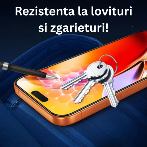 Set 2 folii de sticla transparente pentru iPhone 17 Pro Max - ZetGSM [2]