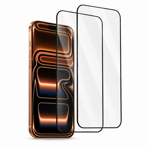Pachete 2 Folii de Sticlă - Set 2 folii de sticla transparente pentru iPhone 17 Pro Max - ZetGSM
