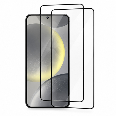 Pachete 2 Folii de Sticlă - Set 2 Folii de Sticla pentru Samsung Galaxy S24 - Full Glue - Kit Montare Inclus