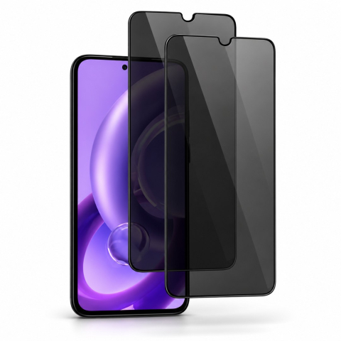 Pachete 2 Folii de Sticlă - Set 2 Folii de Sticla Privacy pentru Motorola Edge 30 Neo - Full Glue - Kit Montare Inclus