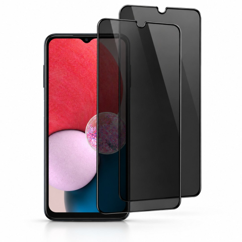 Pachete Promotionale - Set 2 Folii de Sticla Privacy pentru Samsung Galaxy A13 4G - Full Glue - Kit Montare Inclus